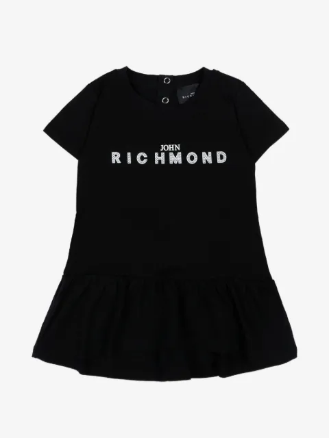 John Richmond Junior robe volantée à manches courtes