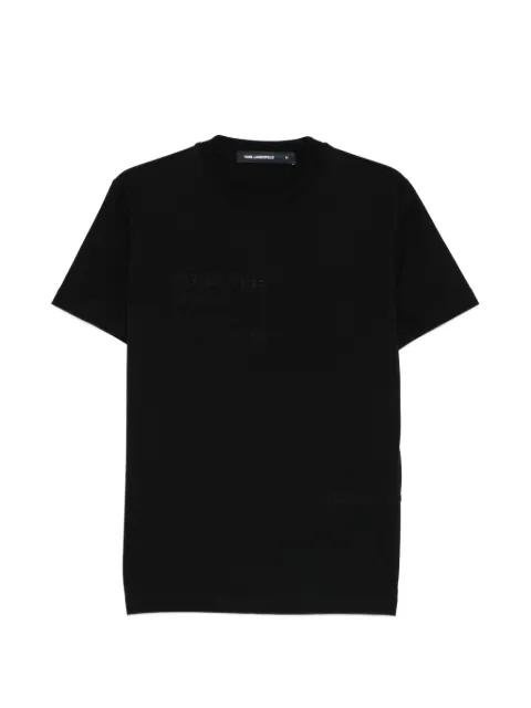 Karl Lagerfeld playera con letras en relieve