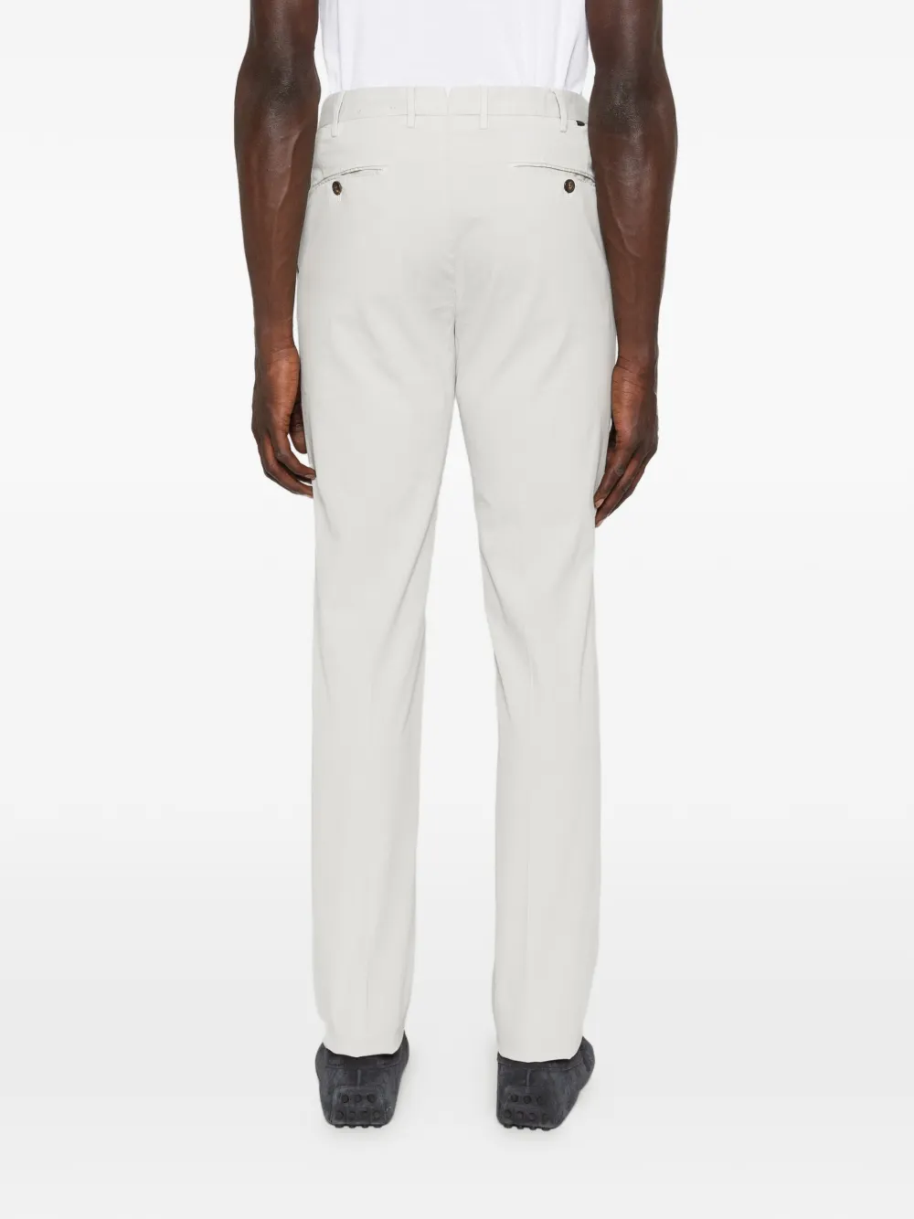Incotex Slim-fit geplooide pantalon Grijs