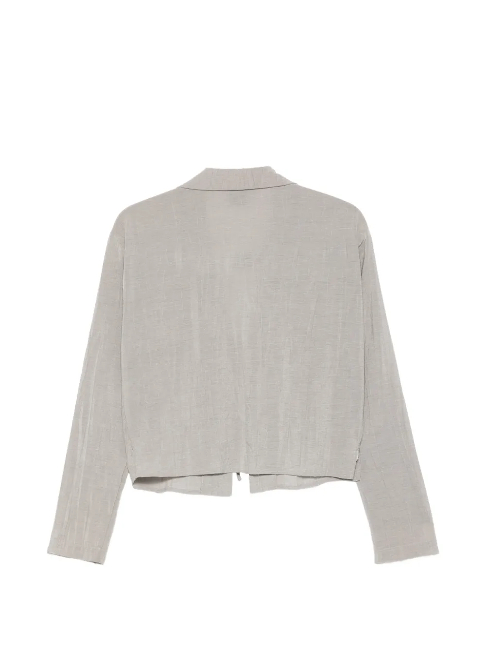  Alysi Crinkle-tie Blouse - Grey 