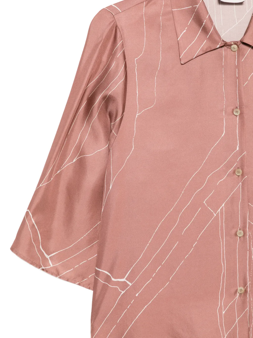  Alysi Printed Shirt - Brown 