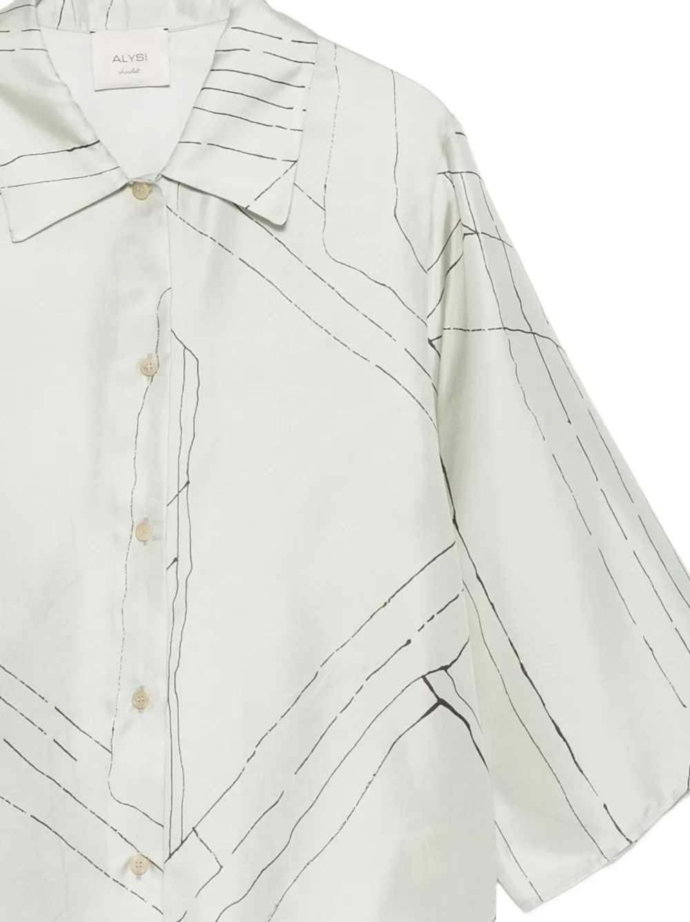  Alysi Graphic Shirt - Green 
