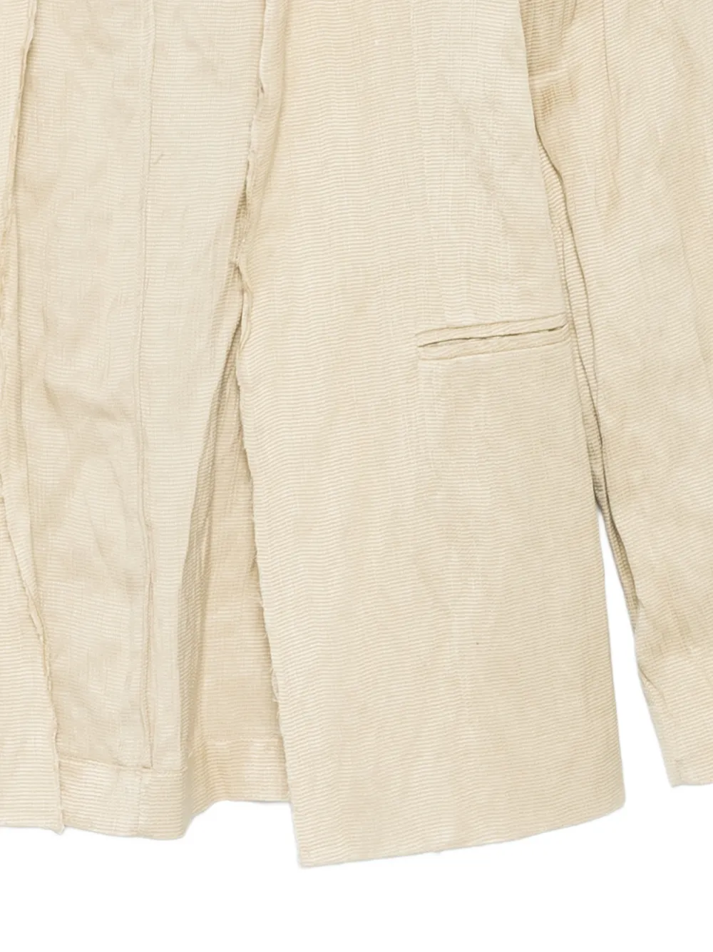 Alysi Blazer met open voorkant Beige