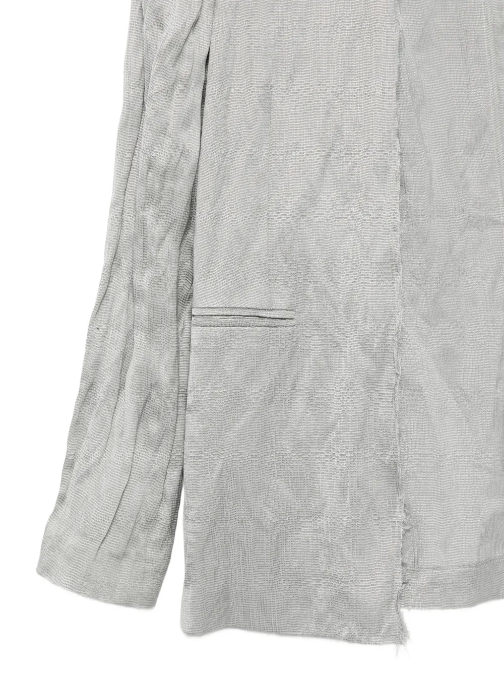  Alysi Sartoriale Frayed Blazer - Grey 