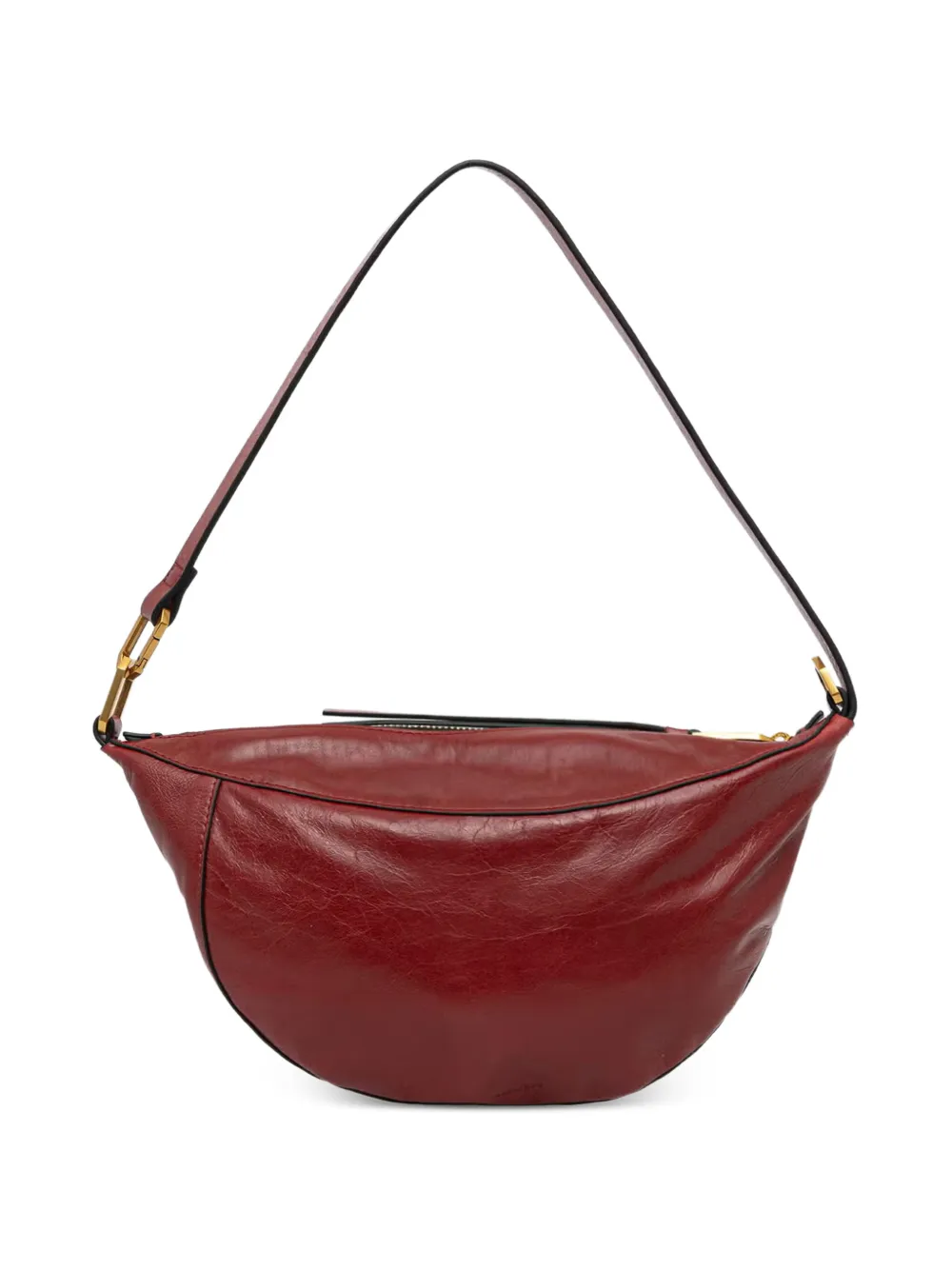AllSaints Luna leather shoulder bag - Rot