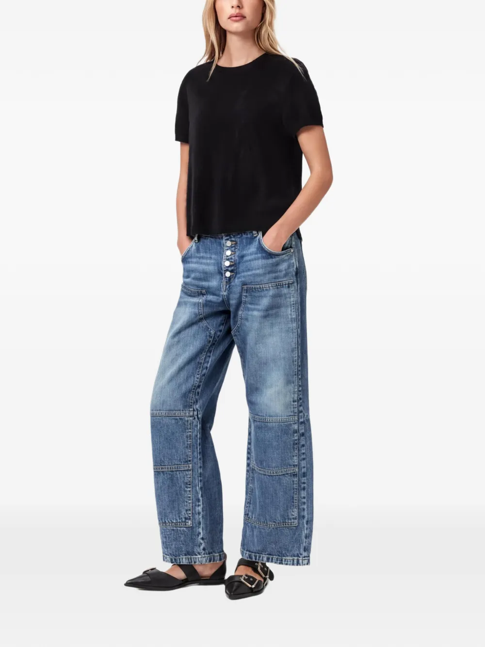  Allsaints Vaqueros Tay - Azul 