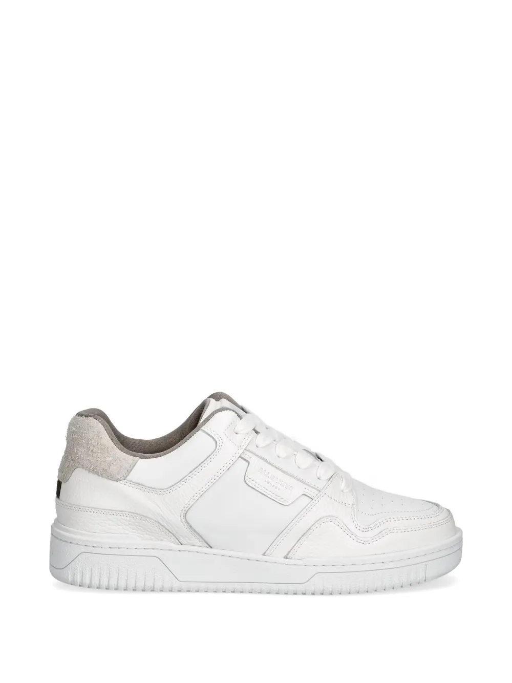 AllSaints Regan Plux panelled lace-up sneakers - Bianco