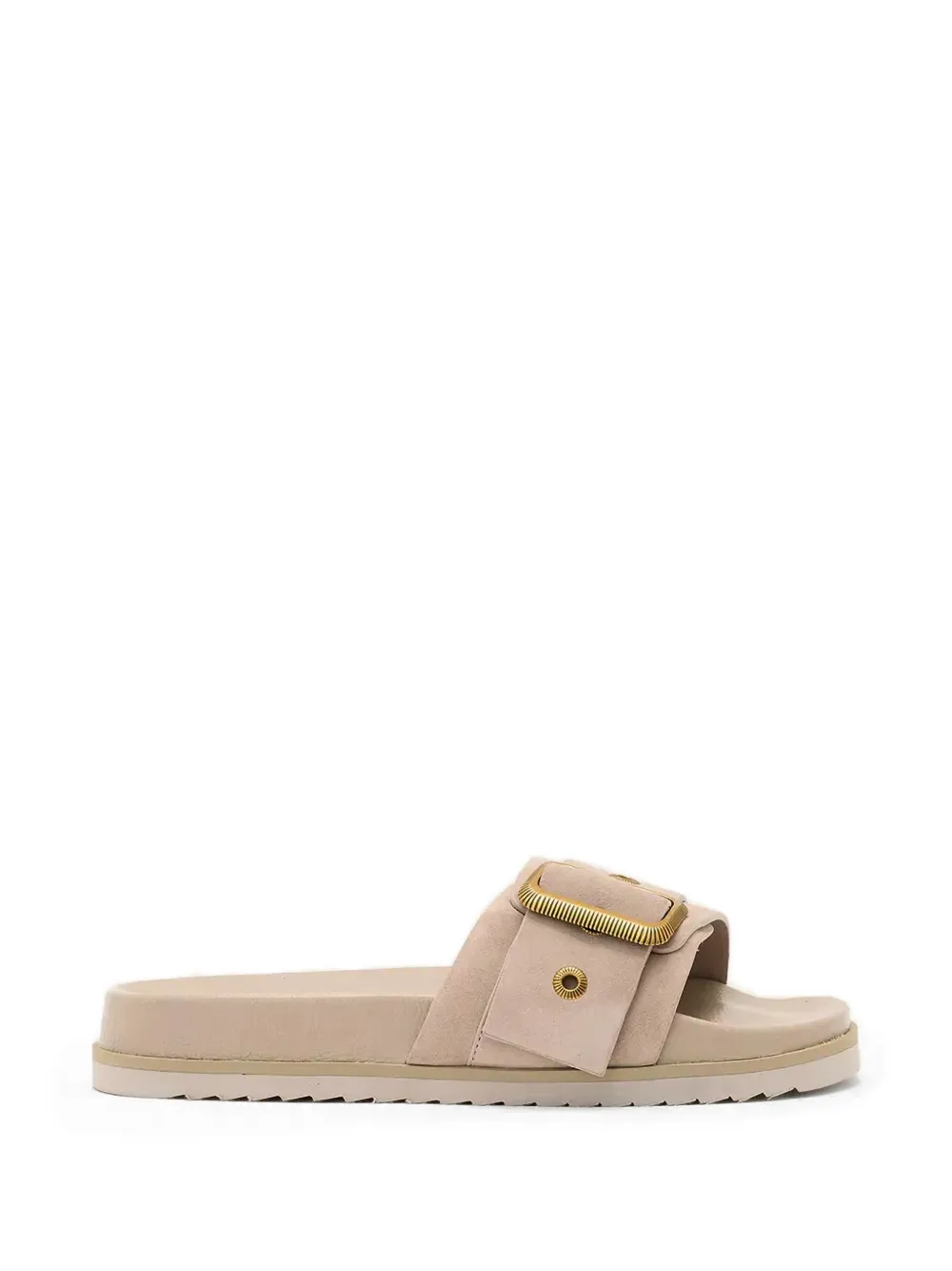 AllSaints Ellie buckle-strap sandals Beige