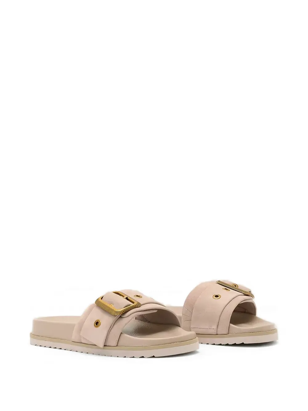 AllSaints Ellie buckle-strap sandals Beige