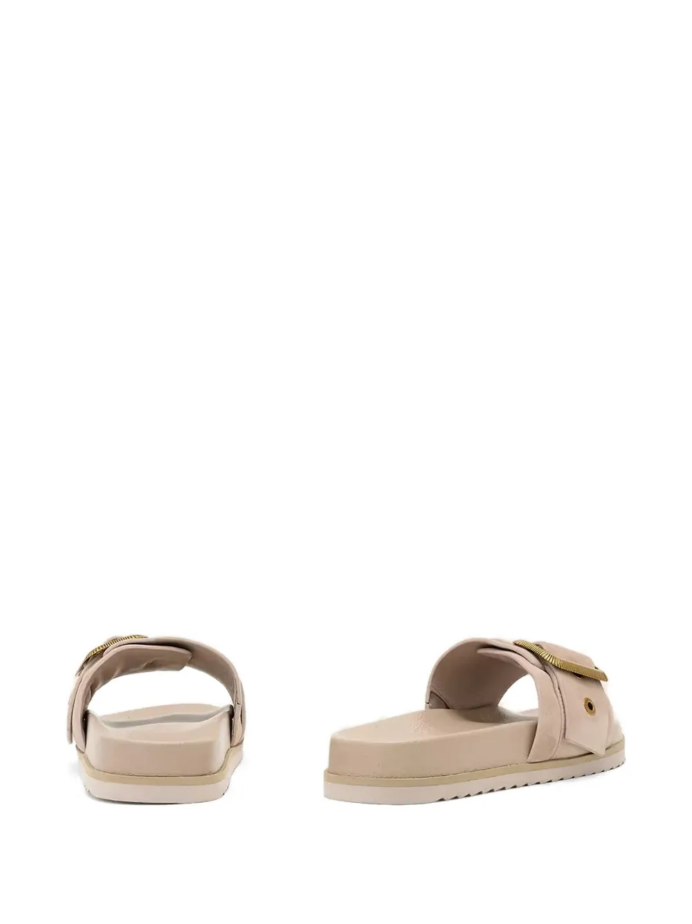 AllSaints Ellie buckle-strap sandals Beige