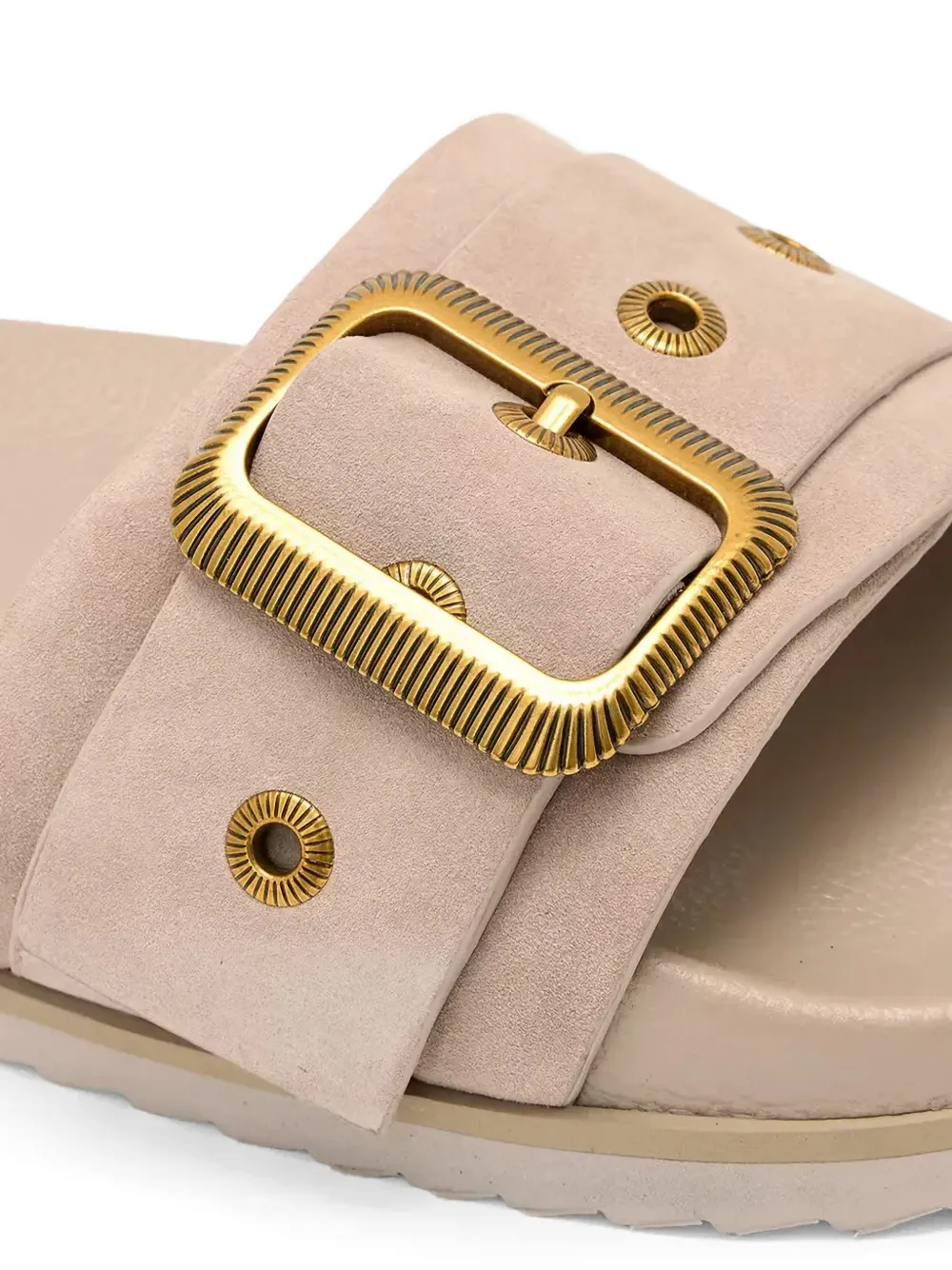 AllSaints Ellie buckle-strap sandals Beige