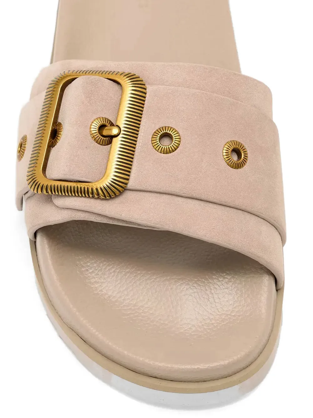 AllSaints Ellie buckle-strap sandals Beige