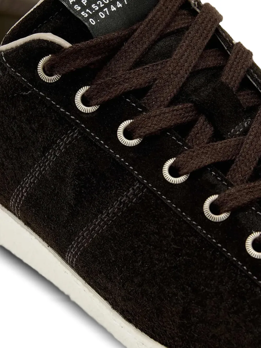 AllSaints Leon suede lace-up sneakers Bruin