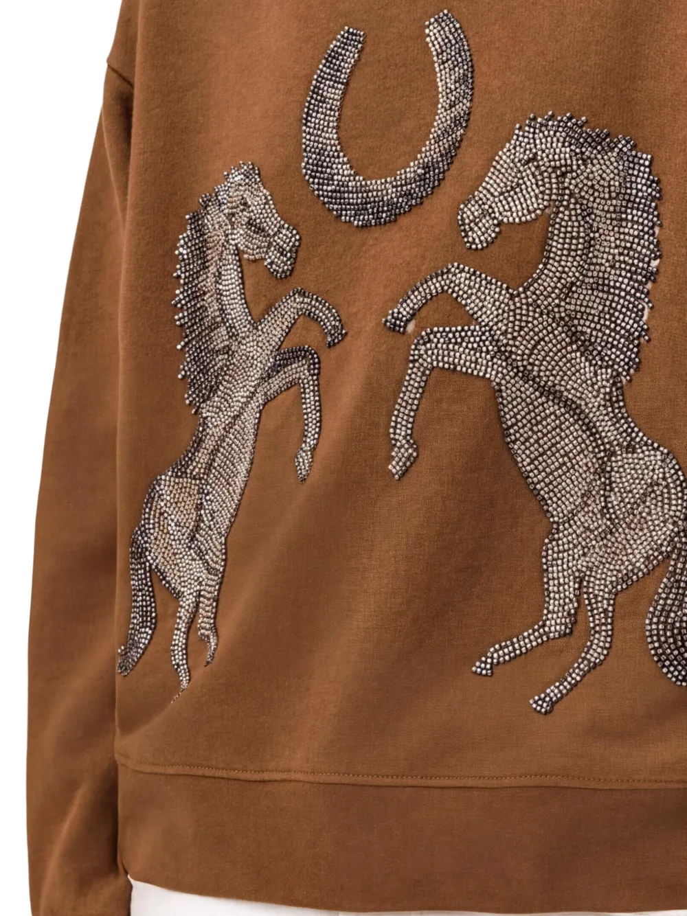 AllSaints Pippa horse-motif sweatshirt Bruin