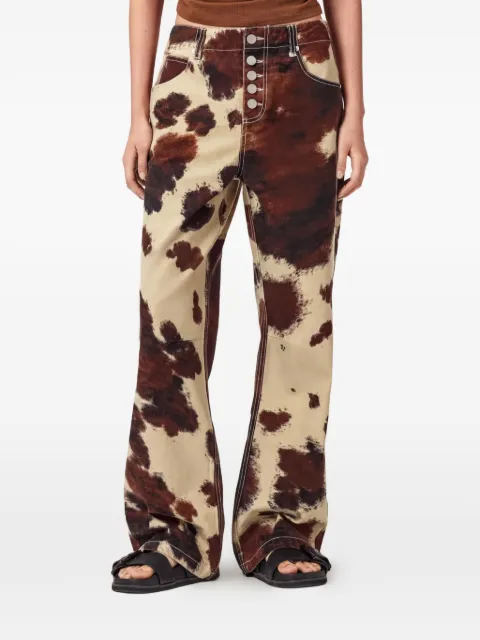 AllSaints jean Taya à imprimé animalier