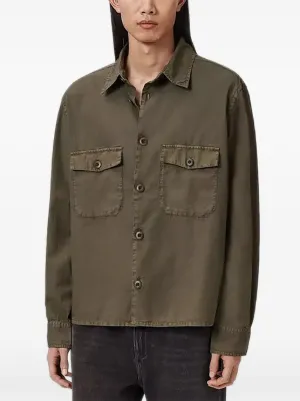 Brain Dead Embroidered Shirt | Grey | FARFETCH