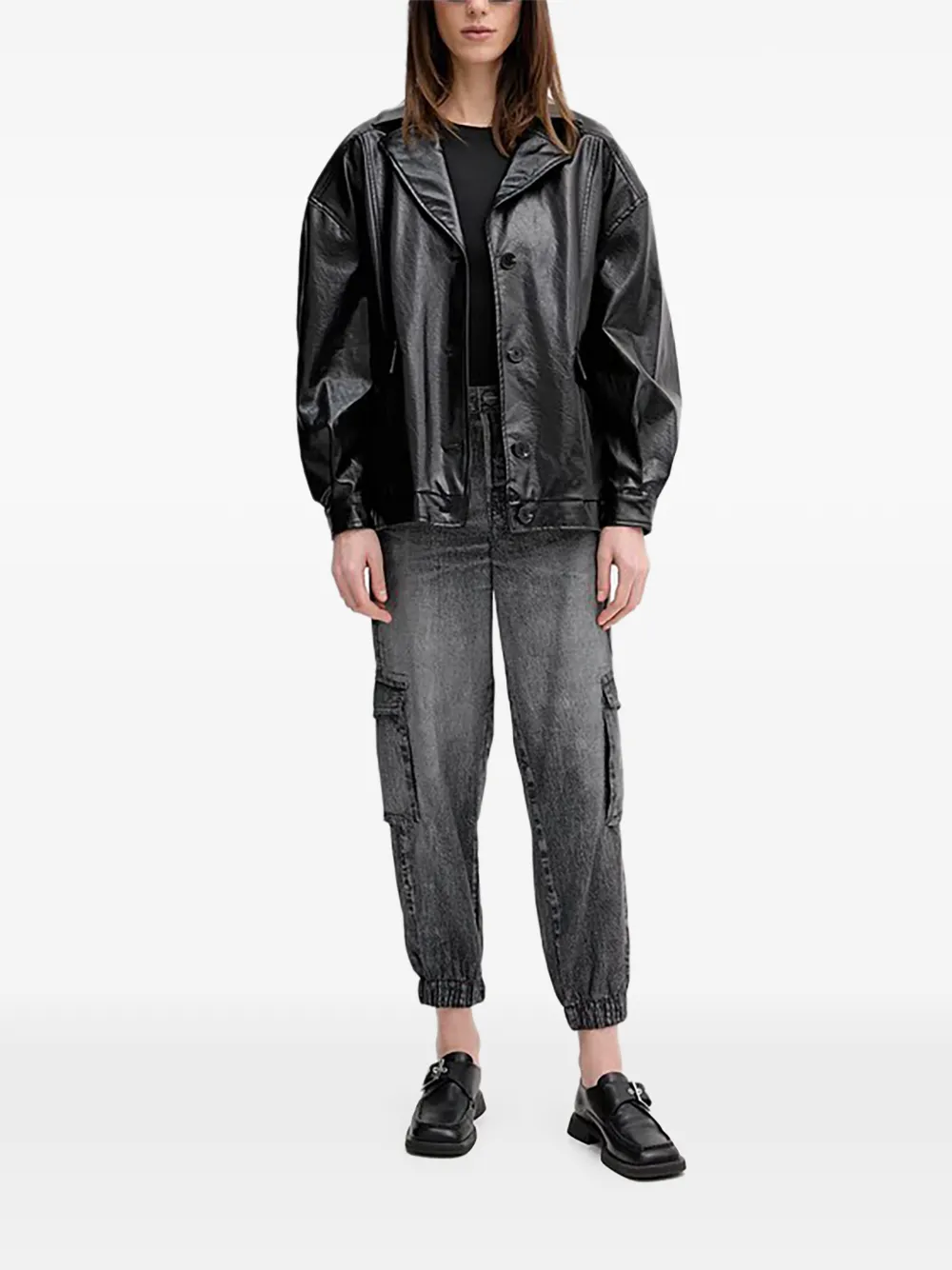 AllSaints Selma broek Grijs