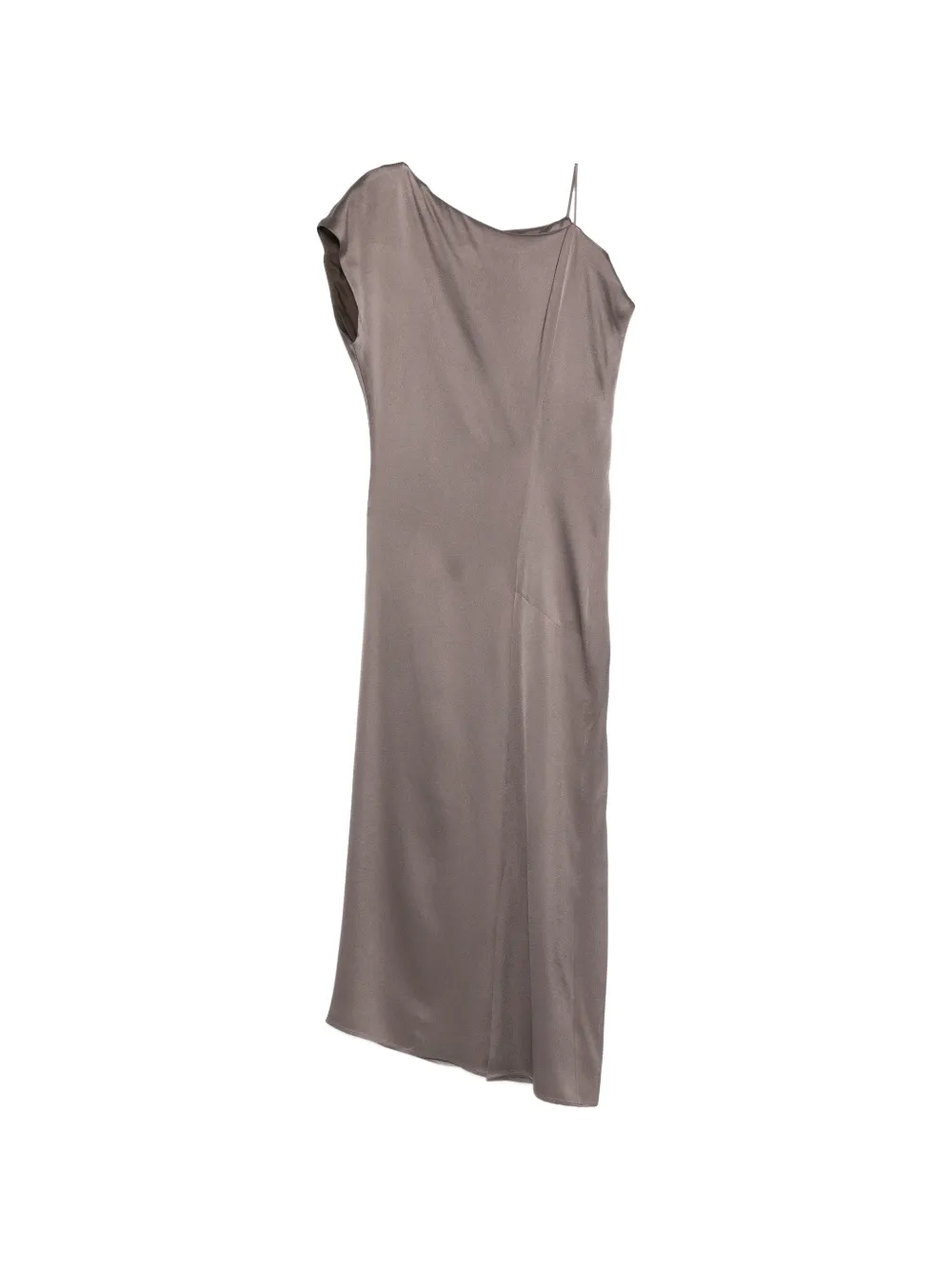 Alysi Abito midi asimmetrico - Grigio