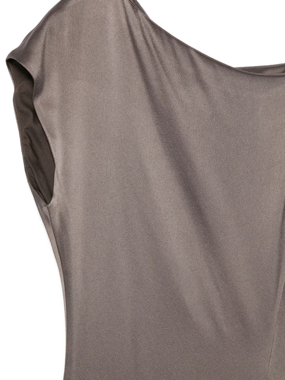  Alysi Asymmetric Midi Dress - Grey 
