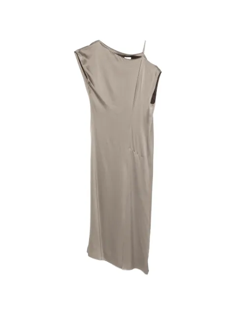 Alysi asymmetrical strap dress