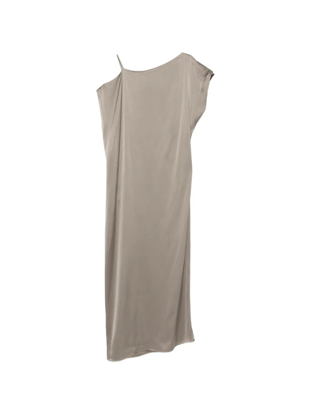  Alysi Asymmetrical Strap Dress - Grey 