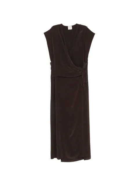 Alysi V-neck midi dress