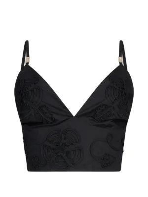 Elisabetta Franchi Zipped Top | Black | FARFETCH
