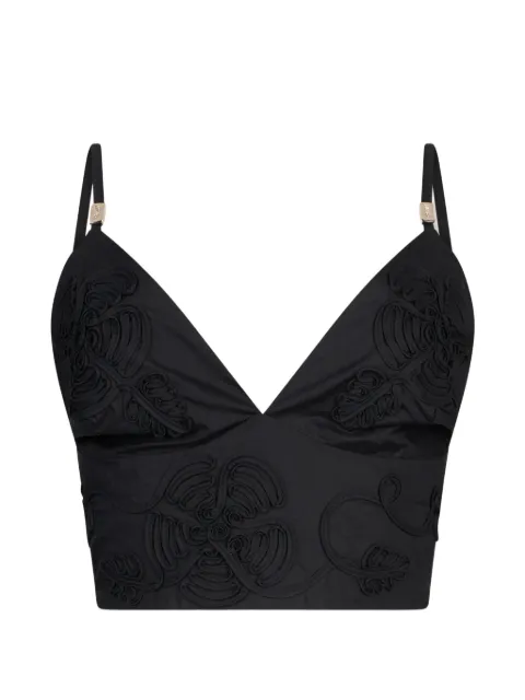 LIU JO poplin top with embroidery