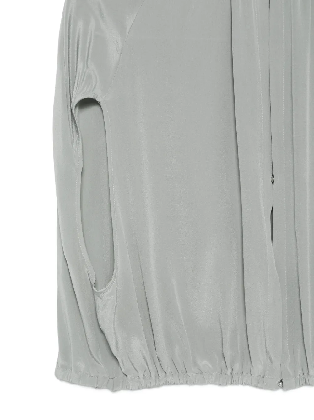  Alysi Silk Cape - Grey 