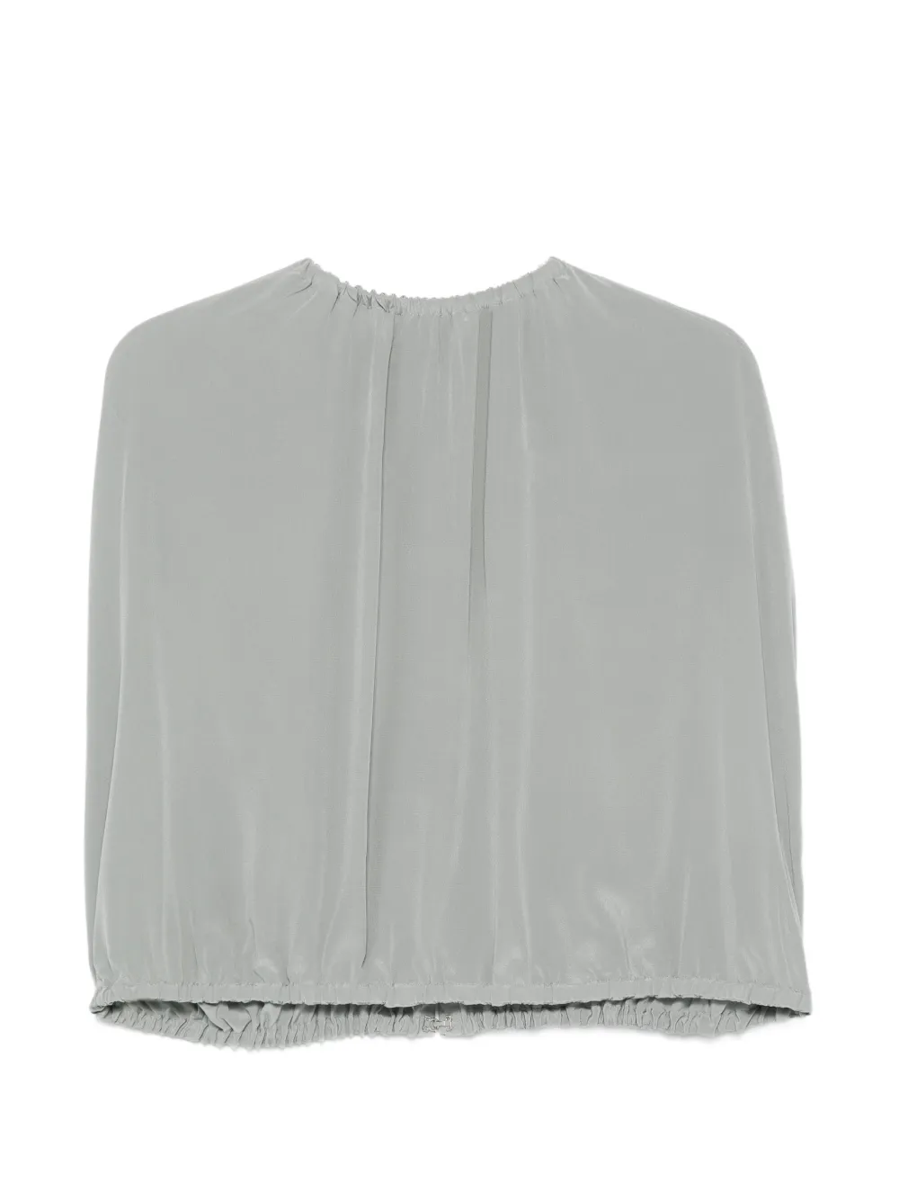  Alysi Silk Cape - Grey 