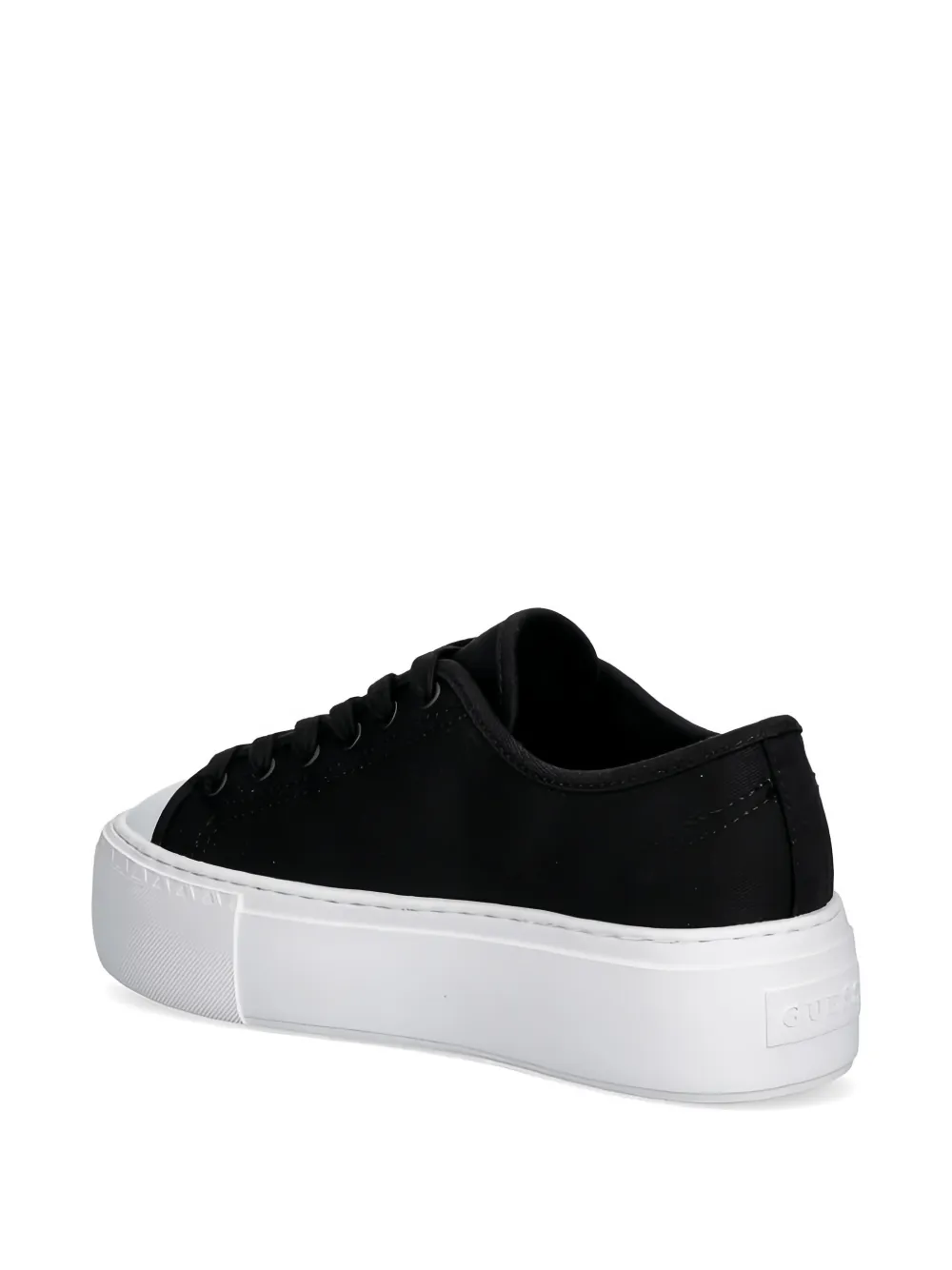 GUESS USA Joezi platform toe cap sneakers Zwart