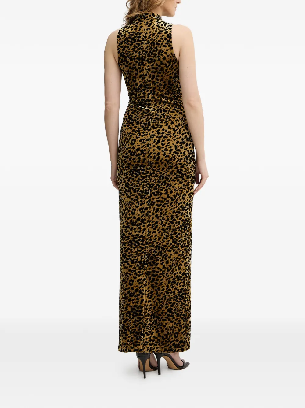 GUESS USA Avondjurk met luipaardprint Bruin