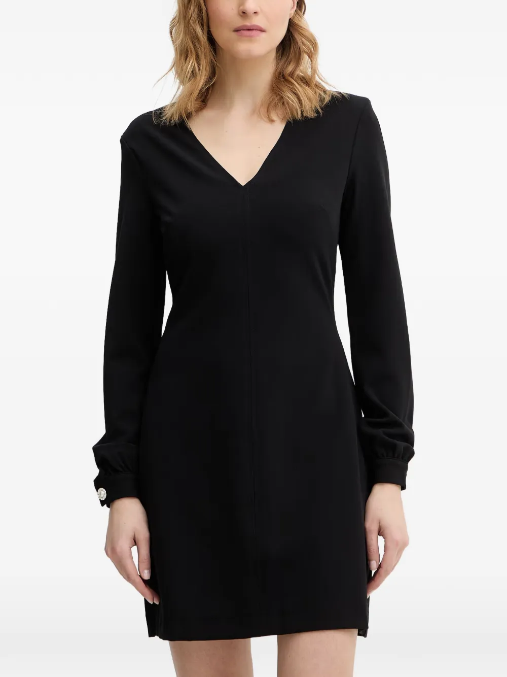 GUESS USA V-neck mini dress - Nero