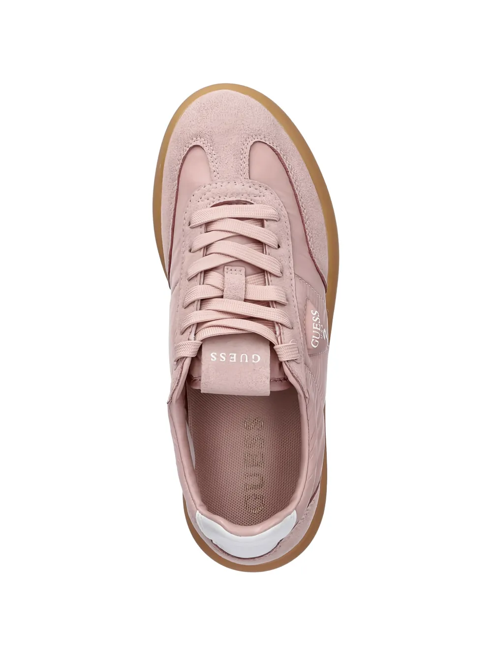 GUESS USA logo-detail sneakers Roze