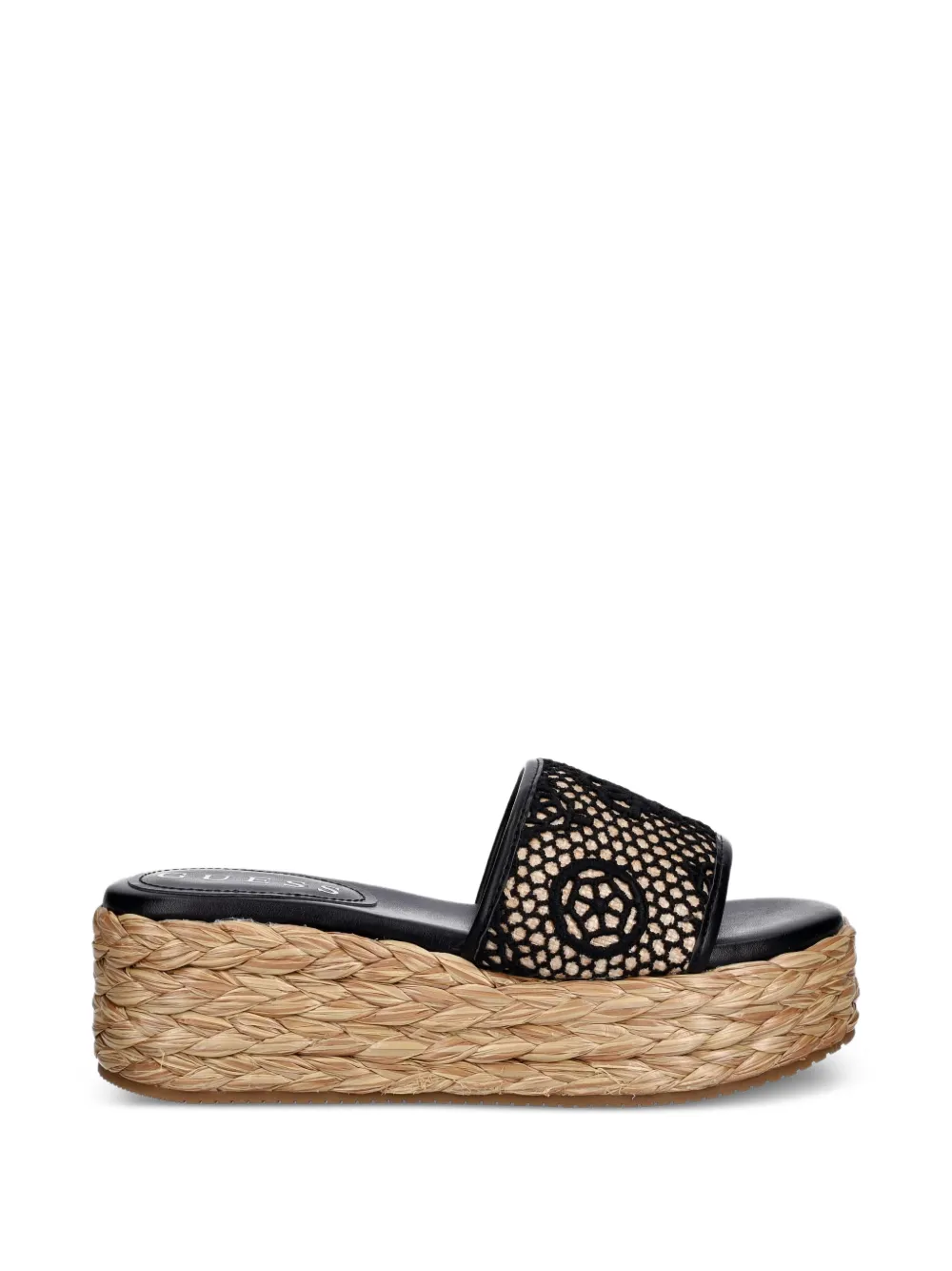 GUESS USA Binata logo-embroidered sandals - Black