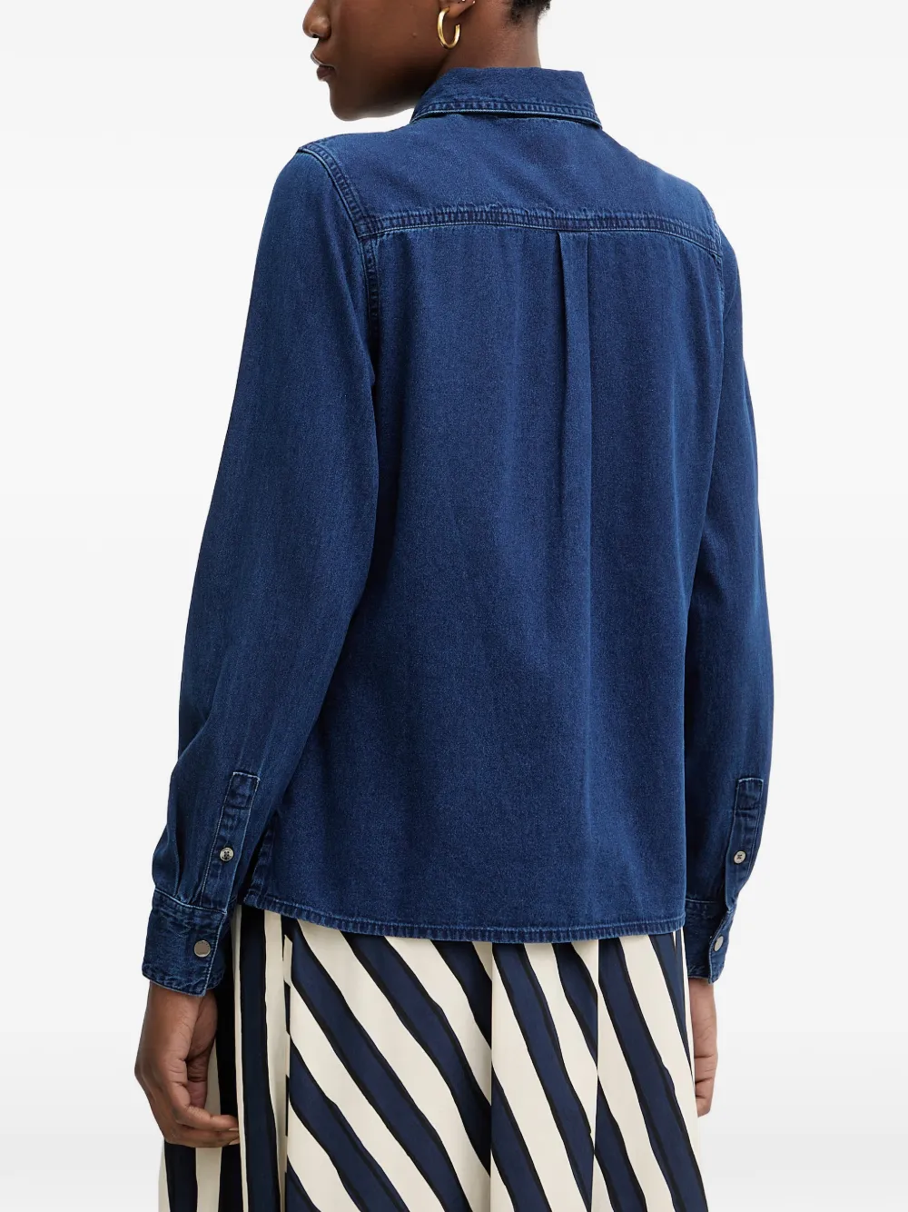 GUESS USA Monique denim blouse Blauw