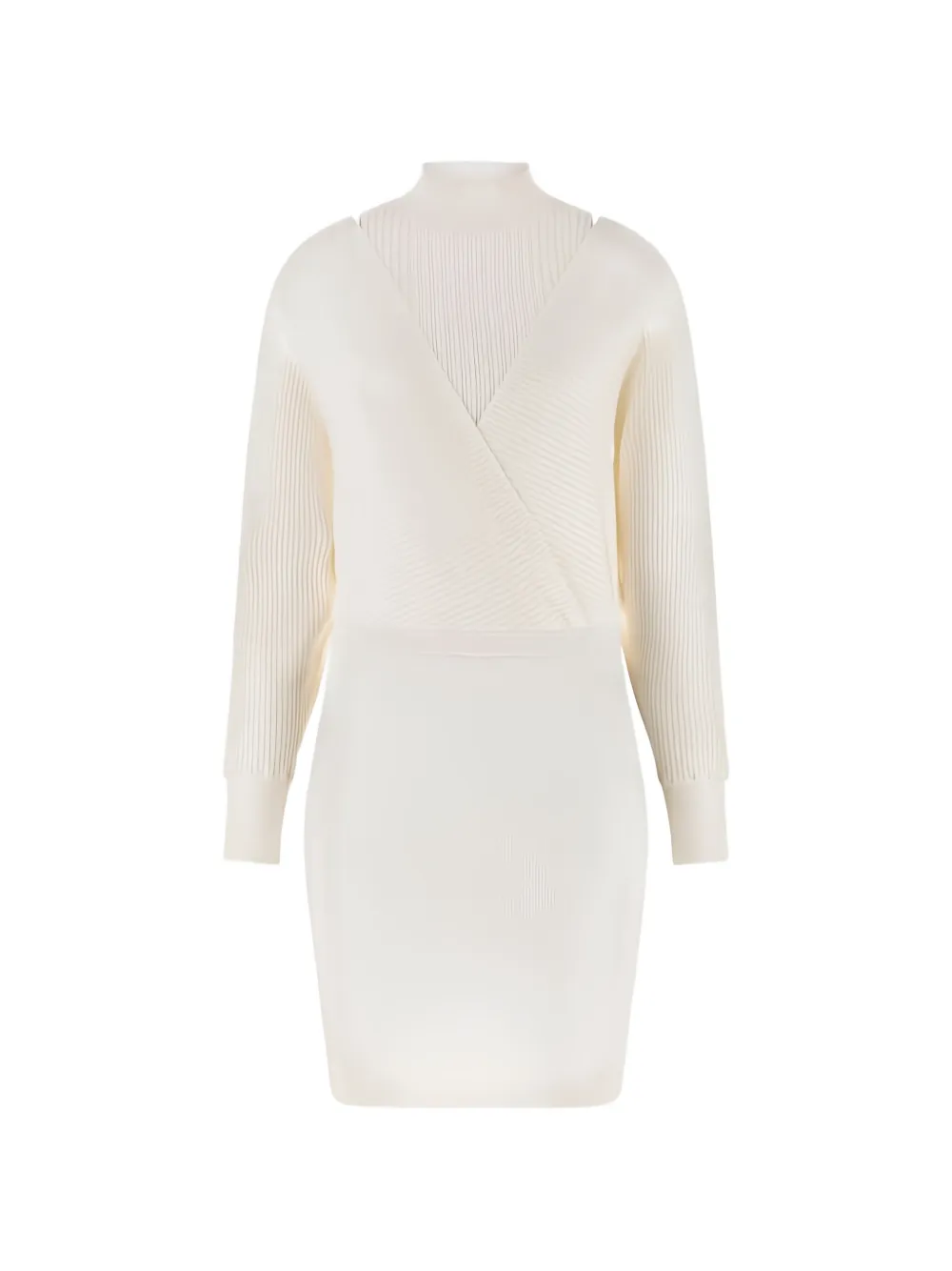 GUESS USA ribbed-knit cut-out mini dress