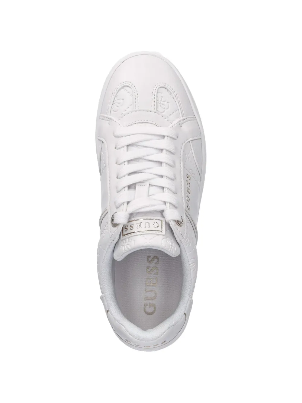 GUESS USA Tablita logo-detail sneakers Wit