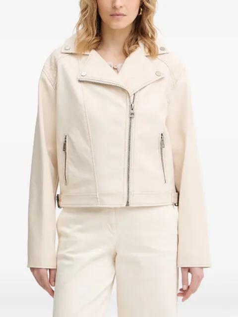 GUESS USA Nada quilted-panel biker jacket