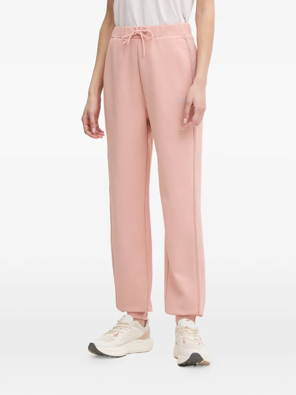 GUESS USA drawstring-fastening track pants - Rosa