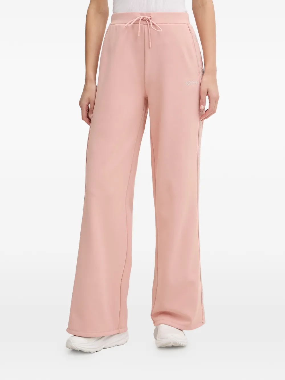 GUESS USA embellishment track pants - Rosa
