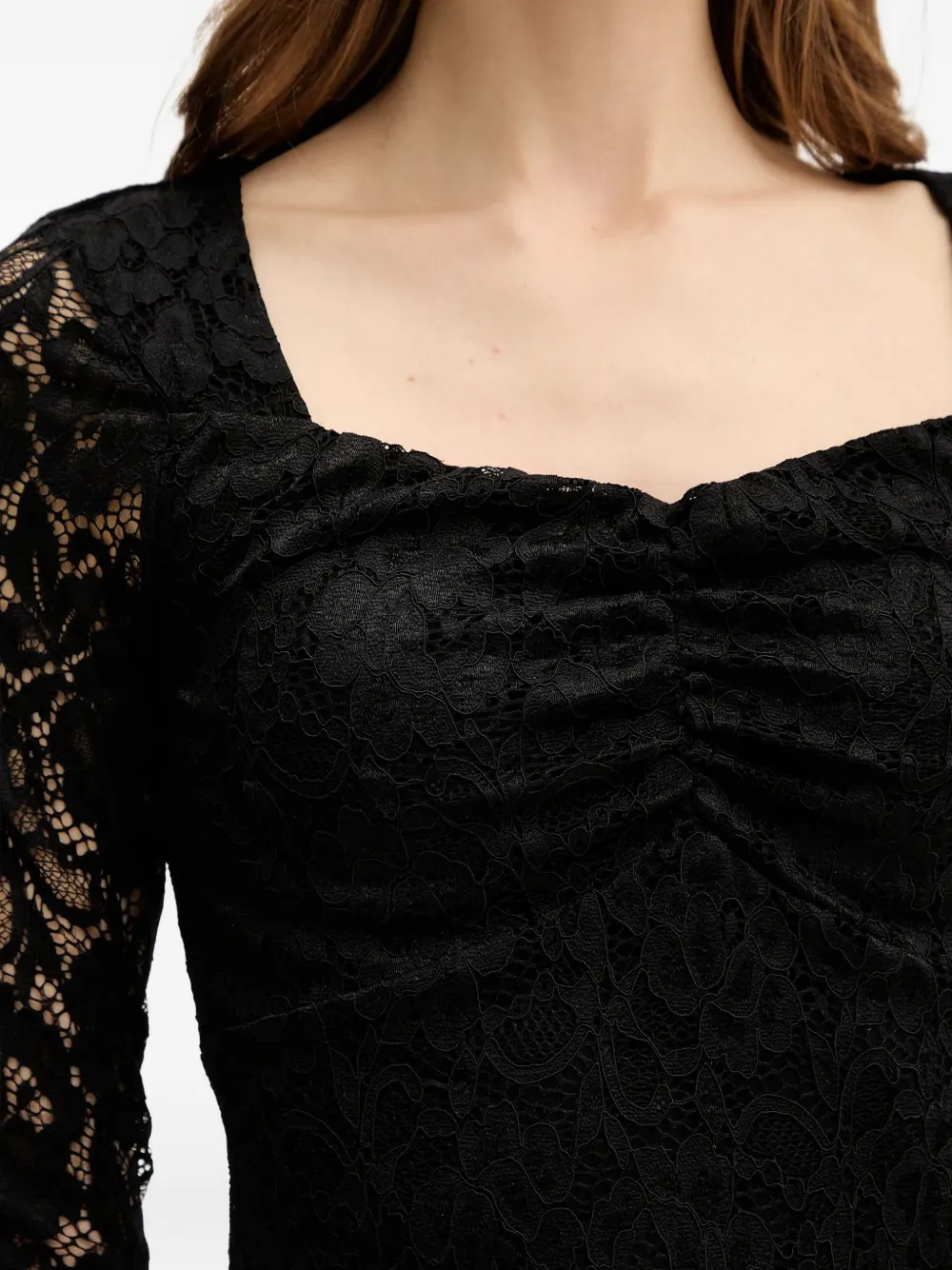 GUESS USA lace blouse Zwart