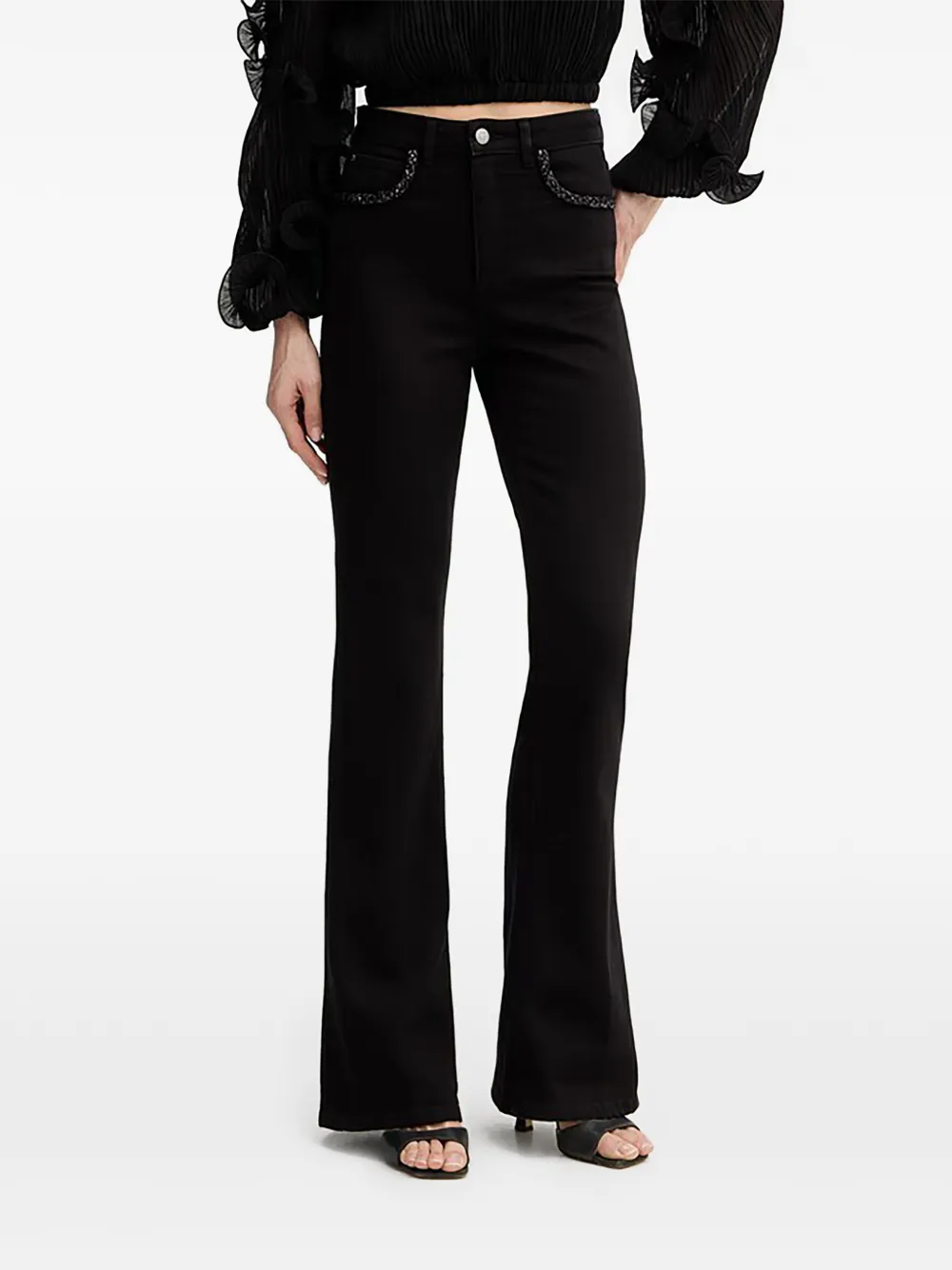 GUESS USA Belle flared jeans - Nero