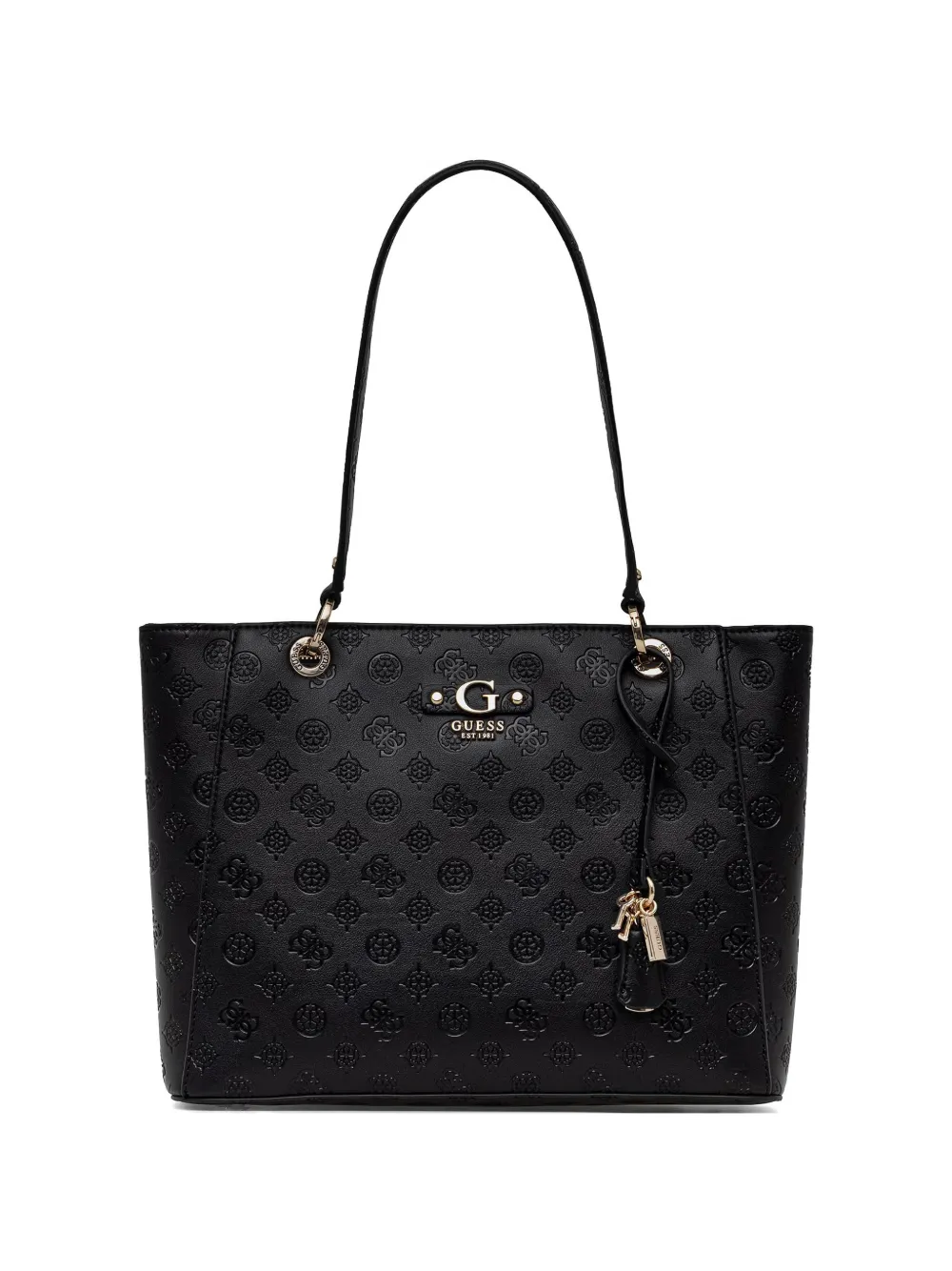 GUESS USA Dita patterned tote bag - Nero