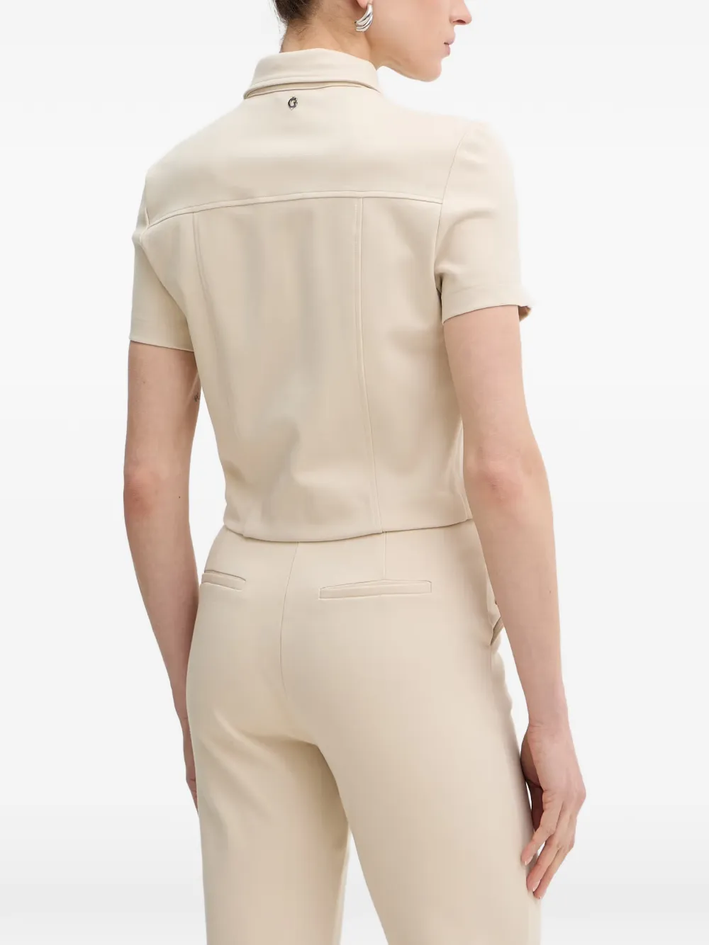 GUESS USA Overhemd met klepzakken en knopen Beige