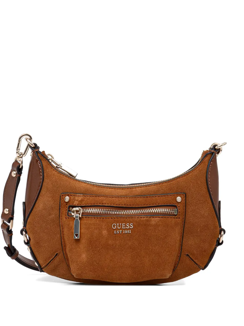 GUESS USA panelled shoulder bag - Marrone