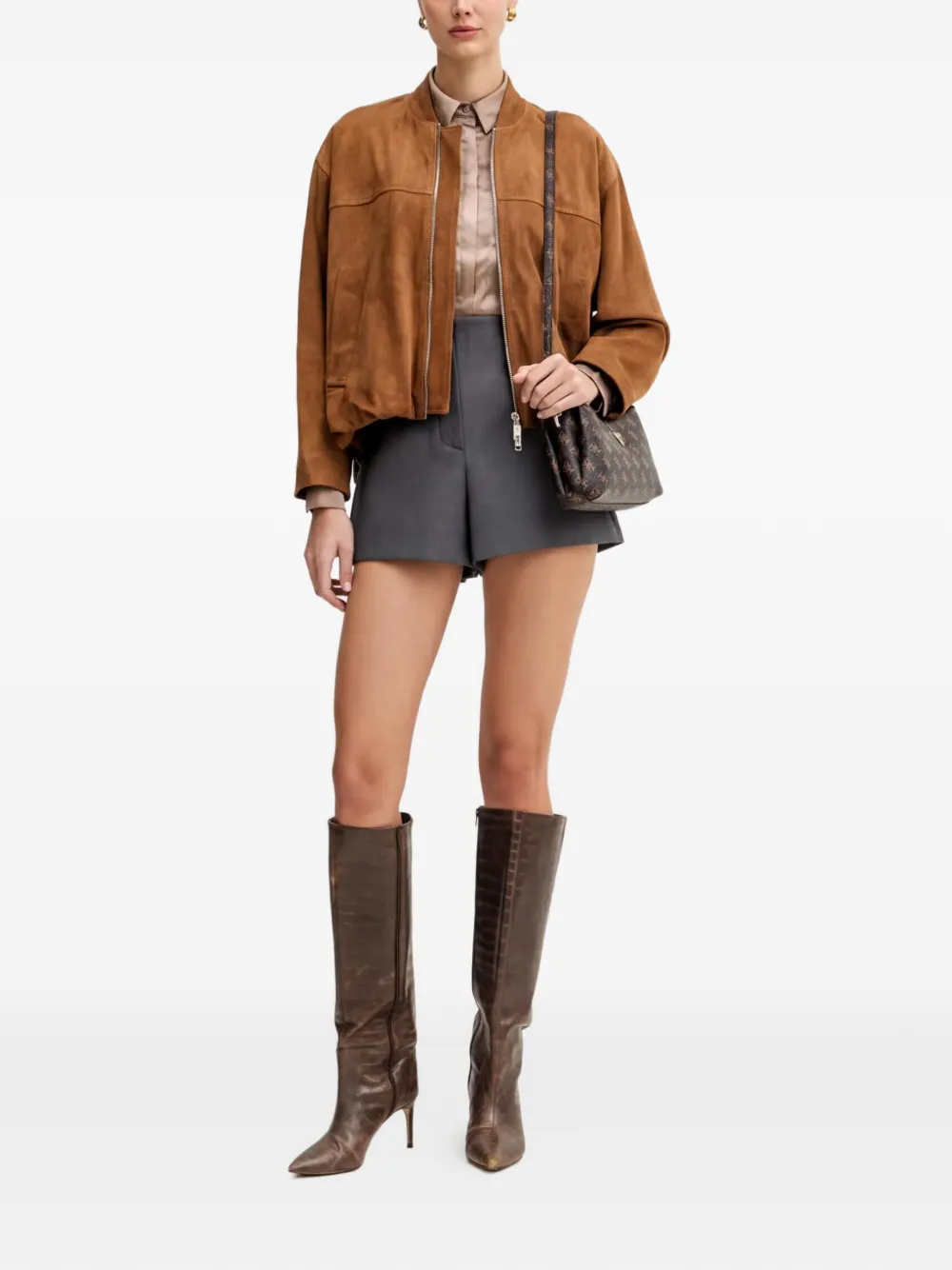 GUESS USA Overhemd met zak Beige