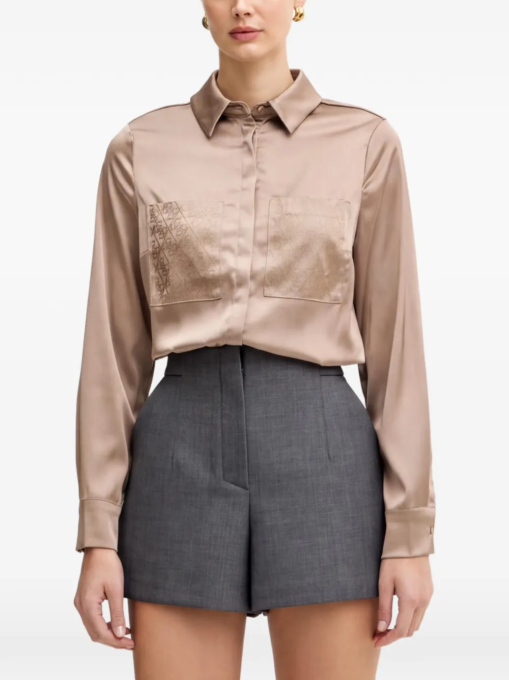 GUESS USA pocket shirt - Toni neutri
