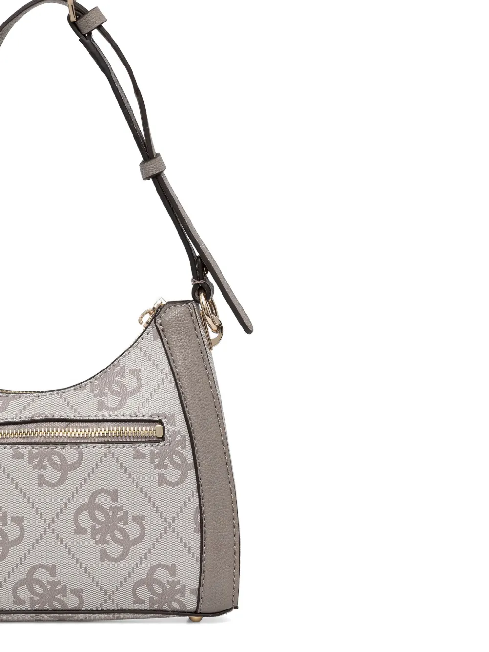 GUESS USA Karnilla schoudertas met monogramprint Grijs