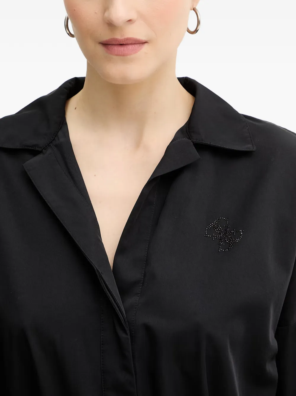 GUESS USA Body met overhemd-kraag Zwart